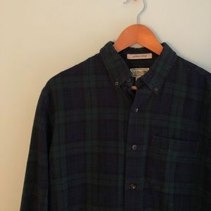Men’s Black Watch Plaid Flannel